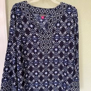 Tie Die Style Long Sleeve Tunic